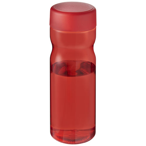 Bouteille à personnaliser 650 ml couvercle H2O Active® Base Tritan™ Rouge / Rouge